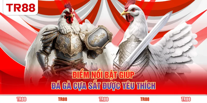 Điểm nổi bật giúp đá gà cựa sắt được yêu thích